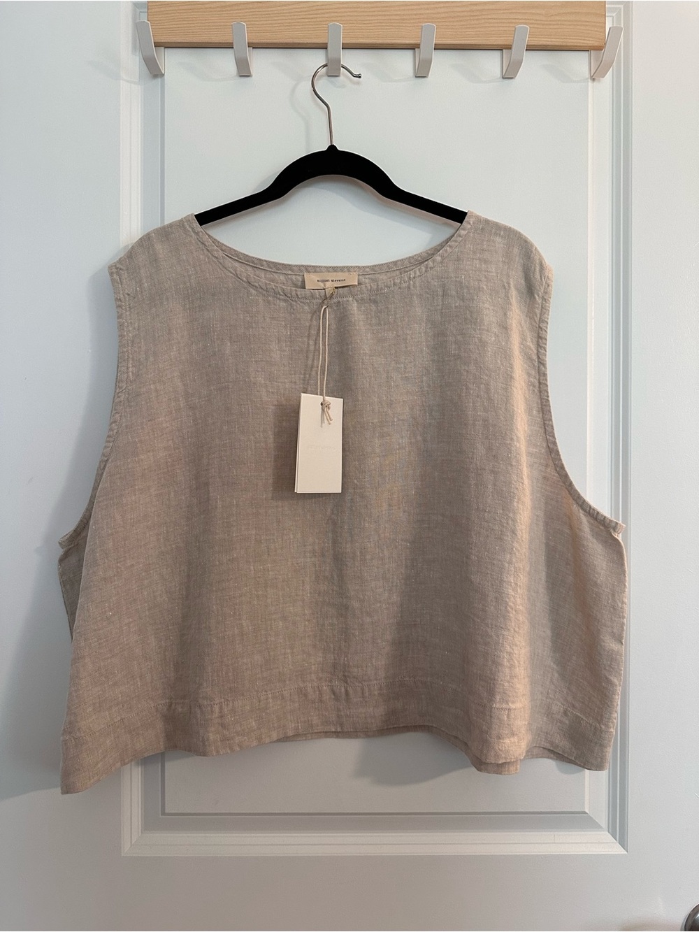 Gillian Stevens Finley Top in Oatmeal - 5/XXL